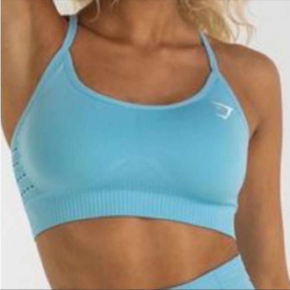 Gymshark blue sports bra